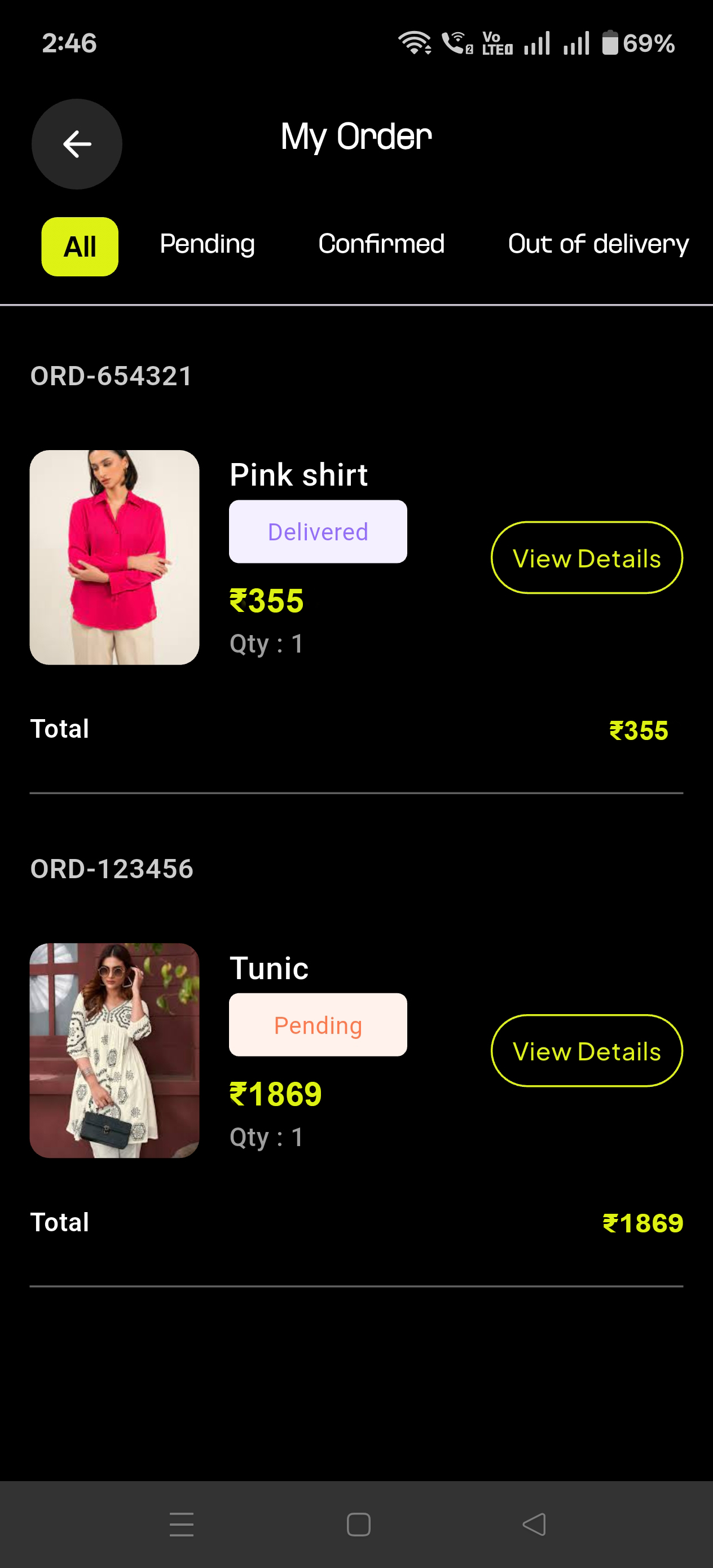 Track Your Orders